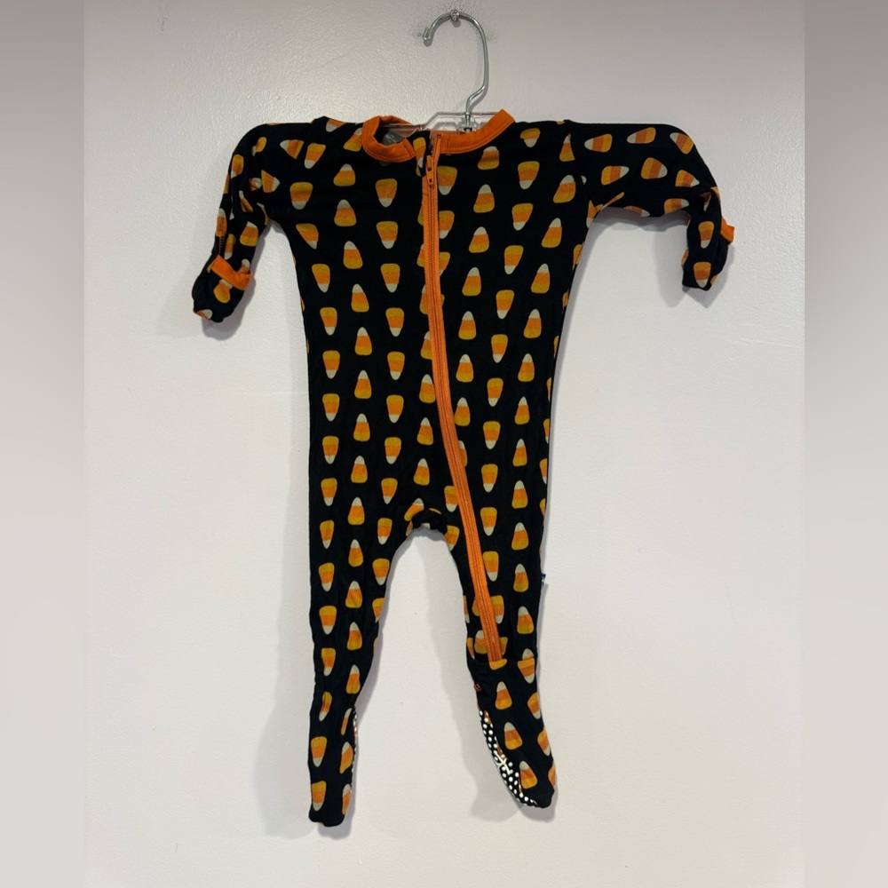 Halloween‎ Candy Corn kickee pants bamboo zippie